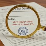 Vefa Hakkı Nedir: Tapu Senedi Üzerinde Geri Alım Hakkı Şerhi